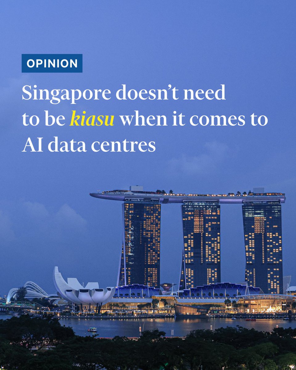 Malaysian officials joke that Singapore's move to woo data centres is typically 'kiasu' — Hokkien for fear of losing out — after the likes of Microsoft and Nvidia visited its larger neighbour. But this is an overly simplistic sneer, writes <a href="/mjruehl/">Mercedes Ruehl</a> on.ft.com/45CV36G