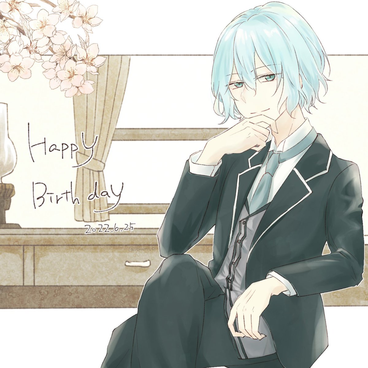 #桃介さんお誕生日おめでとう
再掲ですが、おめでとうございます〜！！
今日はトワプレ聴いて出来ればケーキも食べて過ごします🎉💐