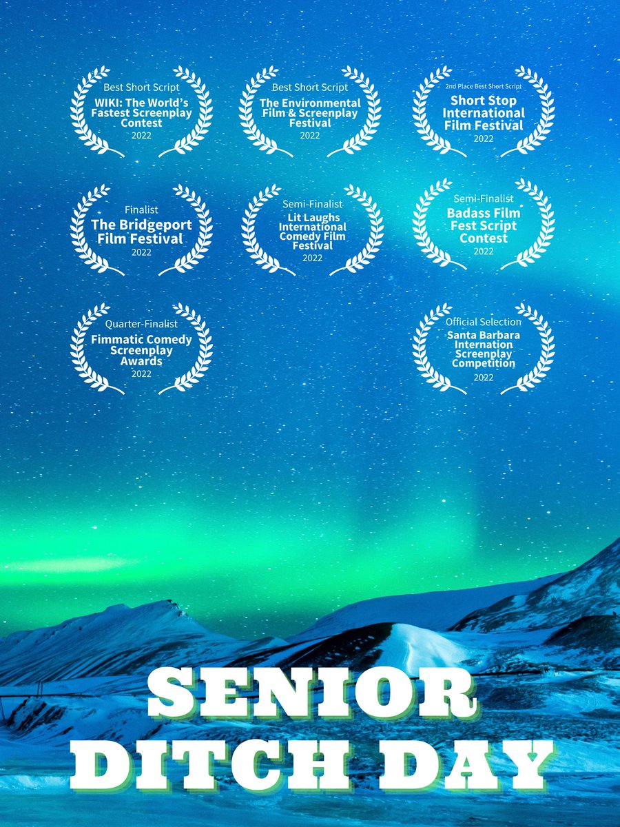 writerly203's tweet image. Senior Ditch Day

An elderly woman plans an escape from her nursing home to keep a promise to her late husband during a once-in-a-lifetime meteorological event.

#ScreenPit #Sho #Co #CWin #Div #WrLGBTQ #SeRe