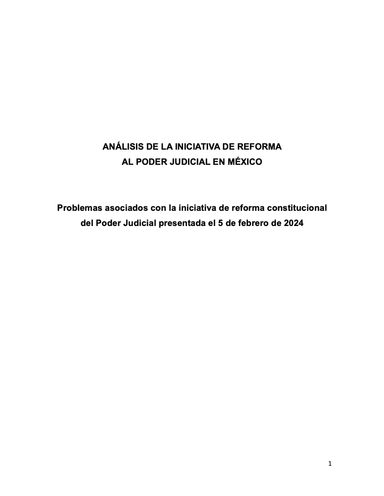 EliudTapia's tweet photo. Comparto un análisis crítico y amplio de la Iniciativa de Reforma al Poder Judicial en México que me llegó. 

Aquí lo pueden descargar https://t.co/KT3WJaMutp https://t.co/h02T7rtagP