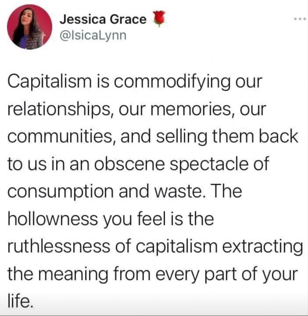 uncleFredsTweet's tweet photo. Capitalism is Cancer https://t.co/YhZQNBQBFZ