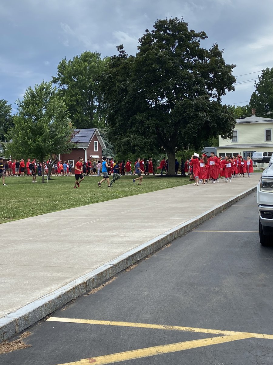 It was a good day to take a walk and our last bus ride together. #brightfutures #deeproots #classof2024 <a href="/WCSMarauders/">Williamson Central School District</a>