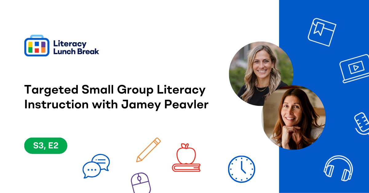 🎙️ Explore life after guided reading with E13 of Literacy Lunch Break podcast. Join us as Jamey Peavler, instructor in the Reading Science program at Mount St. Joseph University, shares invaluable insights on maximizing small group, targeted instruction for foundational skills.