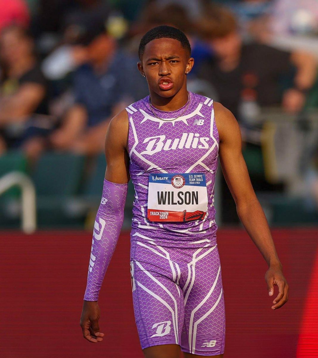 Track & Field Gazette (@trackgazette) on Twitter photo 16-year-old Quincy Wilson 🇺🇸 runs 44.94s at the US Olympic Trials 400m final and finishes 6th!
He will represent the US at the Paris 2024 Olympics in the 4x400m!!🤯🤯
Youngest US 🇺🇸 man to run the 4x400m at the Olympics since Ed Ablowich did it in 1932 at 19!
📸 Patrick Smith 16-year-old Quincy Wilson 🇺🇸 runs 44.94s at the US Olympic Trials 400m final and finishes 6th!
He will represent the US at the Paris 2024 Olympics in the 4x400m!!🤯🤯
Youngest US 🇺🇸 man to run the 4x400m at the Olympics since Ed Ablowich did it in 1932 at 19!
📸 Patrick Smith
