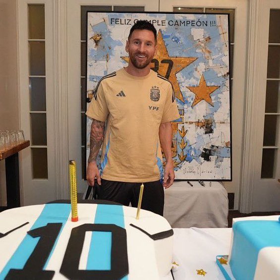 Drop the cake 🎂 emoji to wish Leo Messi 👇
