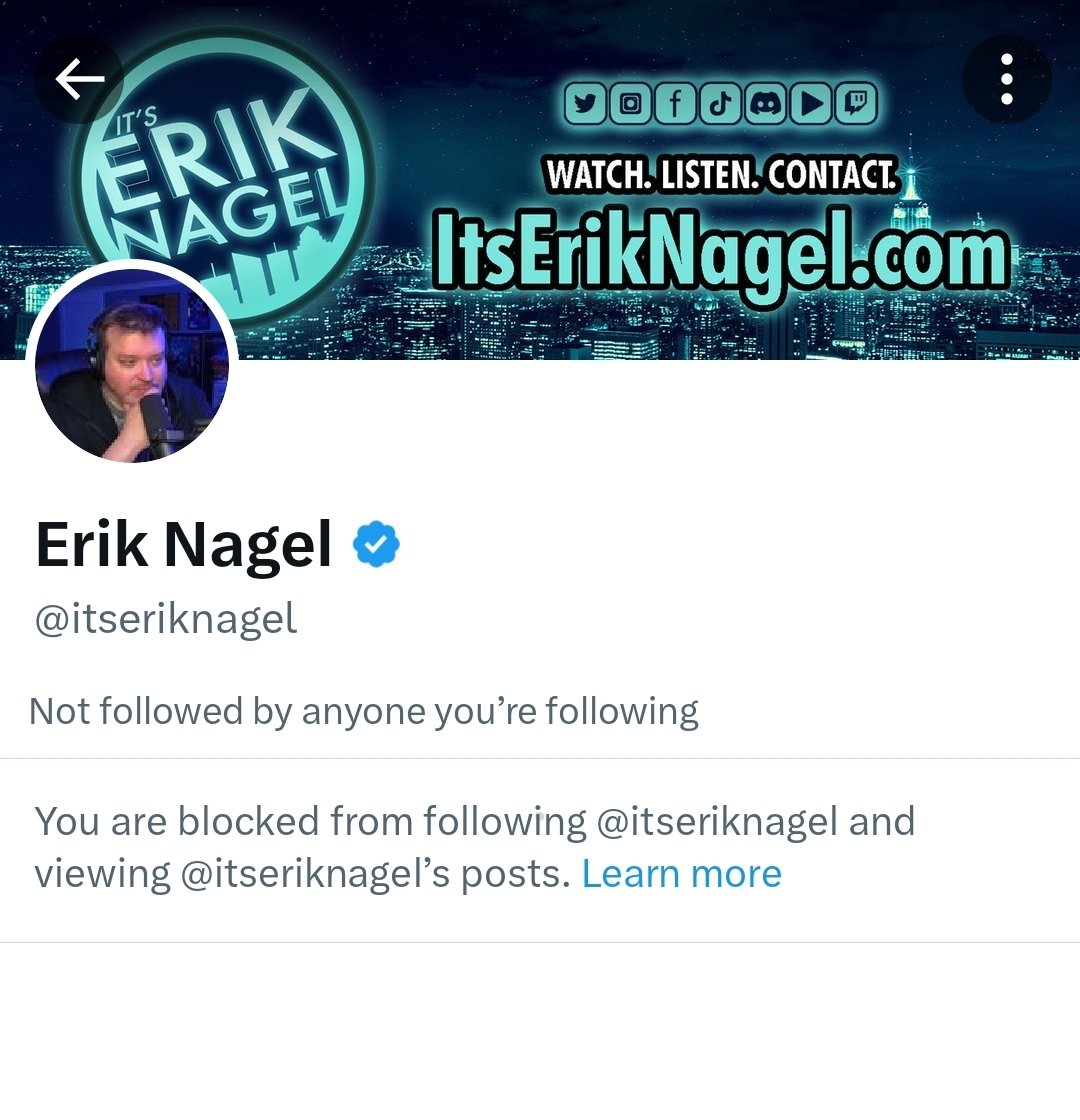 eric4953's tweet image. Wait....what! Erock blocked me?
Oh Erock.