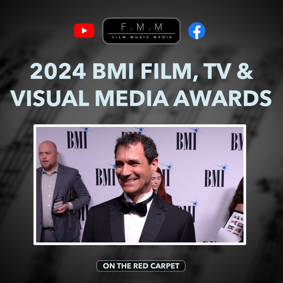 Film.Music.Media (@filmmusicmedia) on Twitter photo Now streaming! <a href="/bmi/">Broadcast Music Inc.</a>
youtube.com/watch?v=7YIyRA…
#bmi #bmifilmtvandvisualmediaawards #bmiawards #composer #interview #soundtrack #soundtracks #redcarpet Now streaming! <a href="/bmi/">Broadcast Music Inc.</a>
youtube.com/watch?v=7YIyRA…
#bmi #bmifilmtvandvisualmediaawards #bmiawards #composer #interview #soundtrack #soundtracks #redcarpet