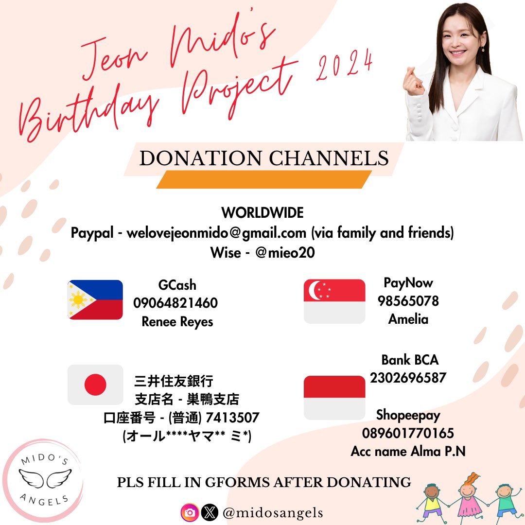 MidosAngels's tweet photo. #JeonMido’s birthday is coming up! 🥳

And Mido’s Angels is excited to share another heartwarming project to make her bday extra special by spreading kindness &amp; making a meaningful difference. 

For more info 👉🏻 https://t.co/x31nYKFQwL

#전미도 #CelebrateMidowithKindness https://t.co/nvDdlv4oec