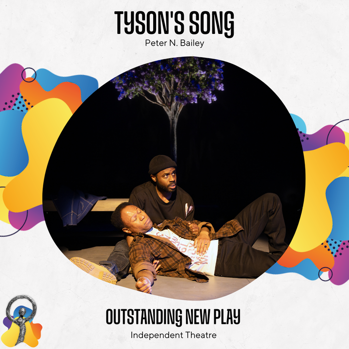 Outstanding New Play (INDEPENDENT): Peter N. Bailey - Tyson’s Song. #Doras2024