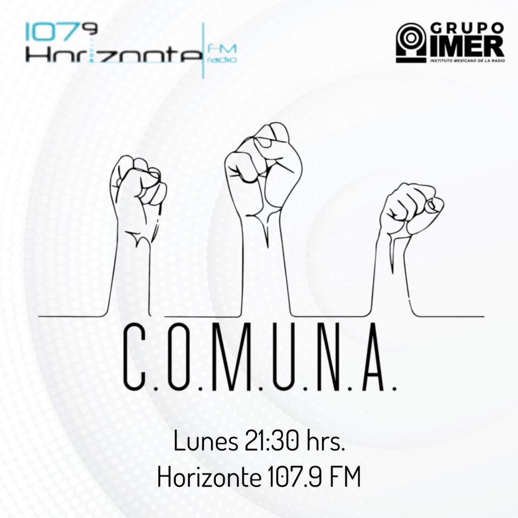 leiramchdz's tweet photo. Último lunes de junio, escucha en #COMUNA a las 21:30h en @HorizonteJazz un #Resumen de las charlas que @luisalaouija  tuvo con nuestrxs invitadxs acerca de #RedesFediversales,  #TeatroIndependiente; y la #SierraTarahumara y el libro  #LoDemásEsSilencio. En el 107.9FM @imerhoy https://t.co/Vi2Dw6kzmV