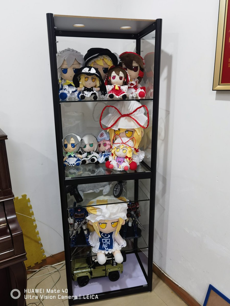 Nomcat6's tweet photo. newcomers to my fumo collection... https://t.co/1PaKnsmkAw