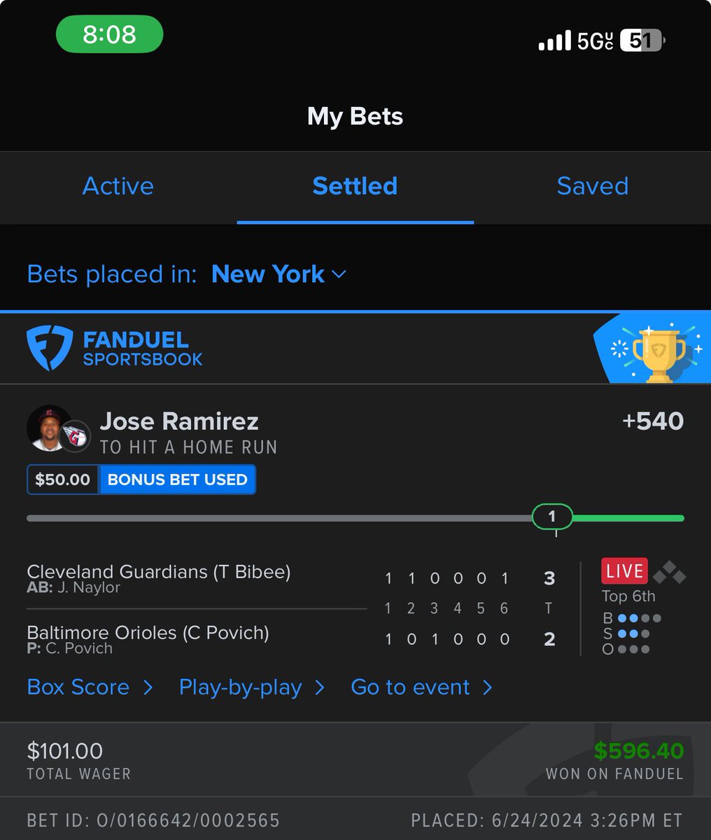 Sportbookkillaa's tweet photo. BANGGG!!!🔥🛋️💰🛋️💰

JOSE RAMIREZ HAS OFFICIALLY LEFT THE YARD💣💣💣

1u Ramirez X Gunnar Henderson Hit (+104) 
1u Ramirez HR (+540)

2-0-0 (+6.49u)

Join @Sunnyvale___  Discord below and get access to our Plays,

https://t.co/CUKwtThl4x ⬇️⚾️

#Gamblingtwitter #GamblingX https://t.co/AJSfRRTyvu