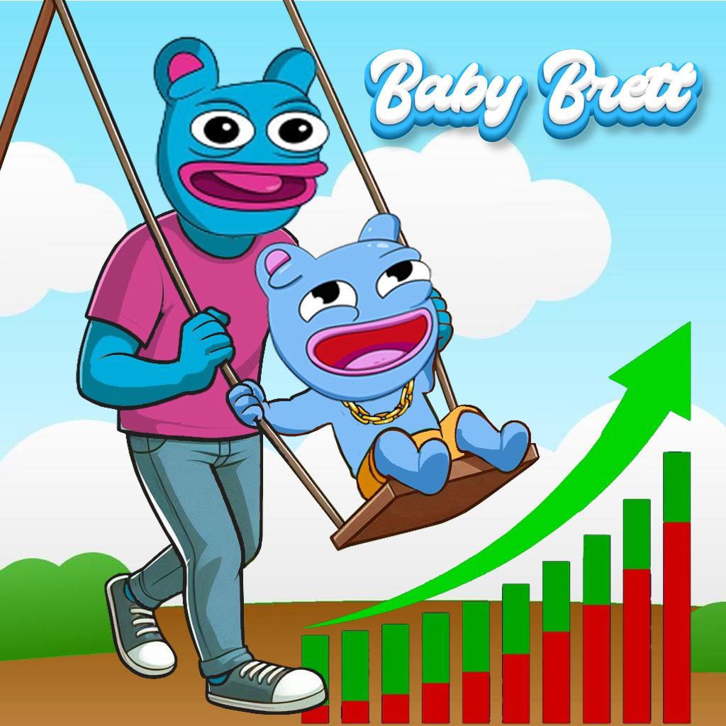 profess76960885's tweet photo. $BBRETT by @babybrettonbase is the first $BRETT reward token on base. Hold BBRETT earns BRETT automatically. At this pace, we’re set to buy $500,000 worth of $BRETT every month! We are going so much higher!

CA: 0xBE5614875952b1683cb0A2C20E6509be46d353a4

https://t.co/YR75WlO67C https://t.co/6uHWGUv4Nu