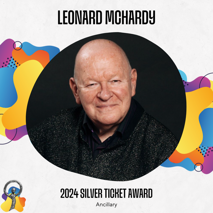 The 2024 Silver Ticket Award is awarded to Leonard McHardy. #Doras2024