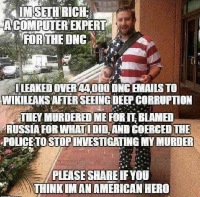 NikkiPreston107's tweet image. Seth Rich