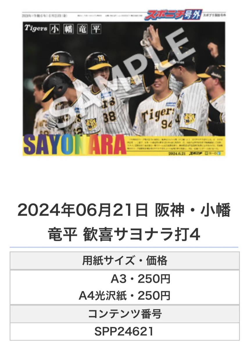 スポニチTIGERSフォト on X: 