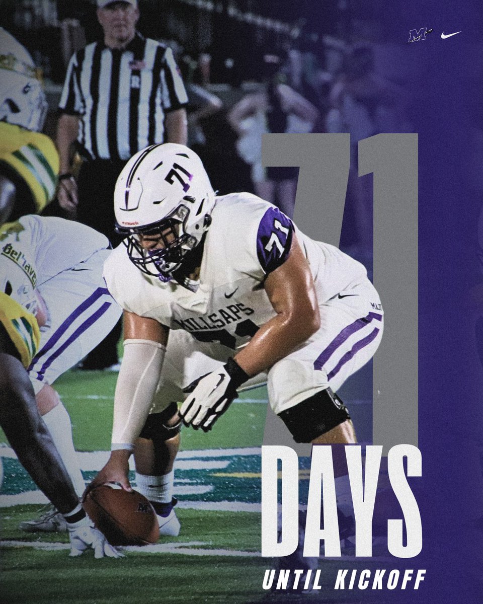 71 days until kickoff... but who's counting? #RoadToTheRumble

#GoMajors | #FliptheM
