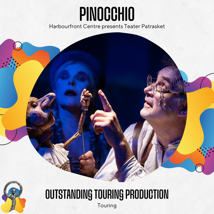 Outstanding Production (TOURING): Pinocchio - Harbourfront Centre presents Teater Patrasket. #Doras2024