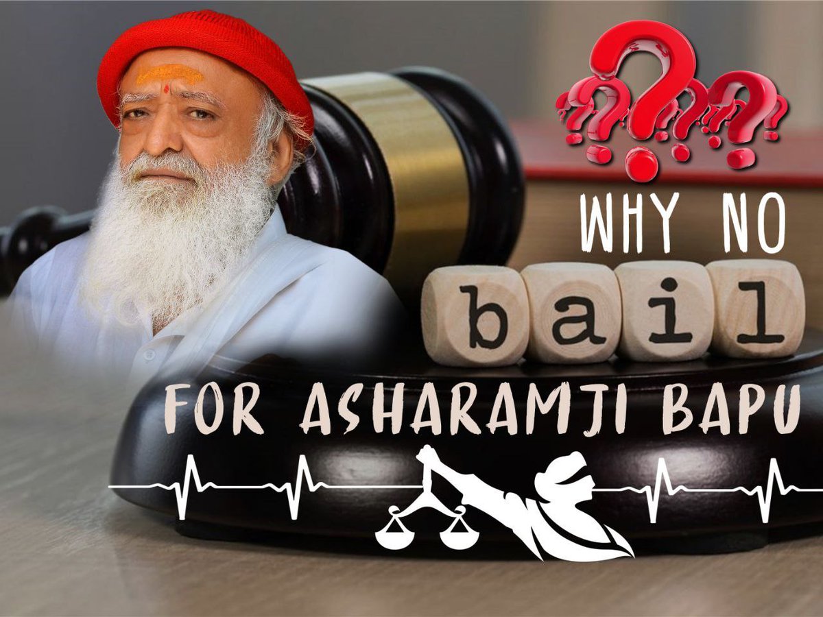 न्याय में देरी अन्याय के समान ही है, जब आरोपित घटना घटी ही नहीं, यह लड़की के कॉल डिटेल से प्रमाणित हो चुका है, फिर 88 वर्ष की वृद्धावस्था है वह भी जोधपुर की गर्मी, अब तो न्यायालय अत्याचार और षड्यंत्र बंद कर #GrantBail
ToSantShriAsharamji Bapu 
Need Of Time