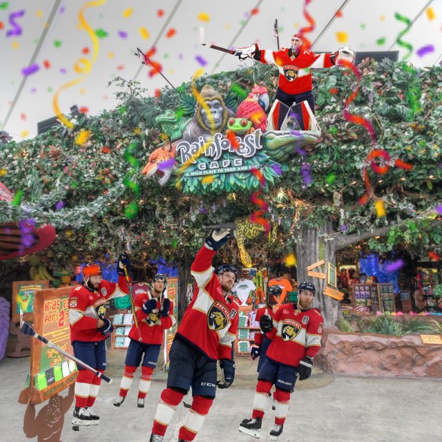 PARADE AT SAWGRASS RAINFOREST CAFE BABY LETS RIDE