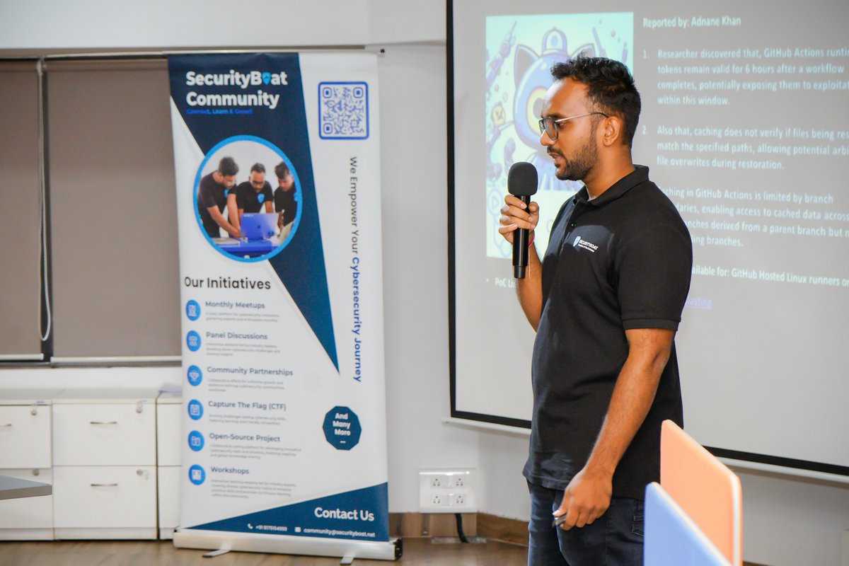 sb_c0mmunity's tweet image. ✨A big thank you to our incredible speaker, @CyberVarunTech , for sharing their valuable insights on IOT Security: Hacking
TP-Link at our Pune meetup. 
✨Your expertise made the event truly memorable. Looking forward to more enriching sessions ahead!

#pune #infosec #iothacking