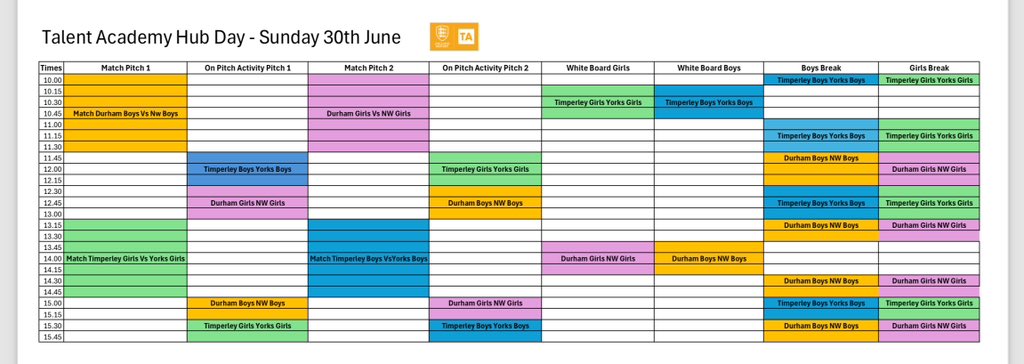 Yorkshire & North East Junior Hockey (@ynejuniorhockey) on Twitter photo Weekend hockey โ Sun 30th โ Weetwood Sports Park Leeds sees the <a href="/EnglandHockey/">England Hockey</a> Boys and Girls Talent Academyโs from <a href="/EHYorksTA/">England Hockey - Yorks Talent Academy</a> <a href="/EHNorthWestTA/">EHNorthWestTA</a> @EHDurhamTA <a href="/TimperleyHockey/">Timperley Hockey Club</a> in action for matches and on & off pitch training.
Schedule for the day >>> Weekend hockey โ Sun 30th โ Weetwood Sports Park Leeds sees the <a href="/EnglandHockey/">England Hockey</a> Boys and Girls Talent Academyโs from <a href="/EHYorksTA/">England Hockey - Yorks Talent Academy</a> <a href="/EHNorthWestTA/">EHNorthWestTA</a> @EHDurhamTA <a href="/TimperleyHockey/">Timperley Hockey Club</a> in action for matches and on & off pitch training.
Schedule for the day >>>