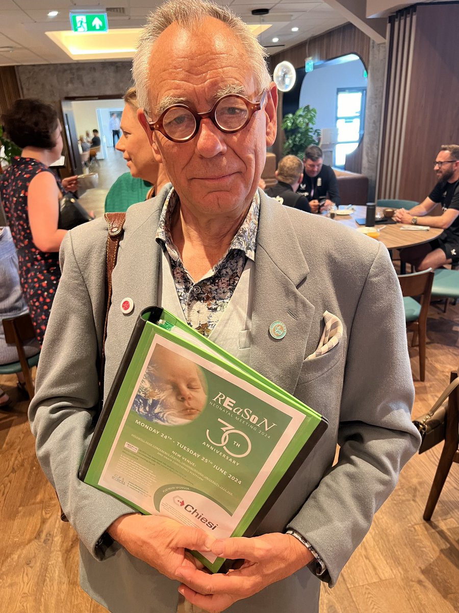 MckeonCarter's tweet photo. #REASON2024 Dr Kevin Ives sporting his @NNAUK1 badge 🥳 @Dianemk08 https://t.co/yAsZQGVU1T