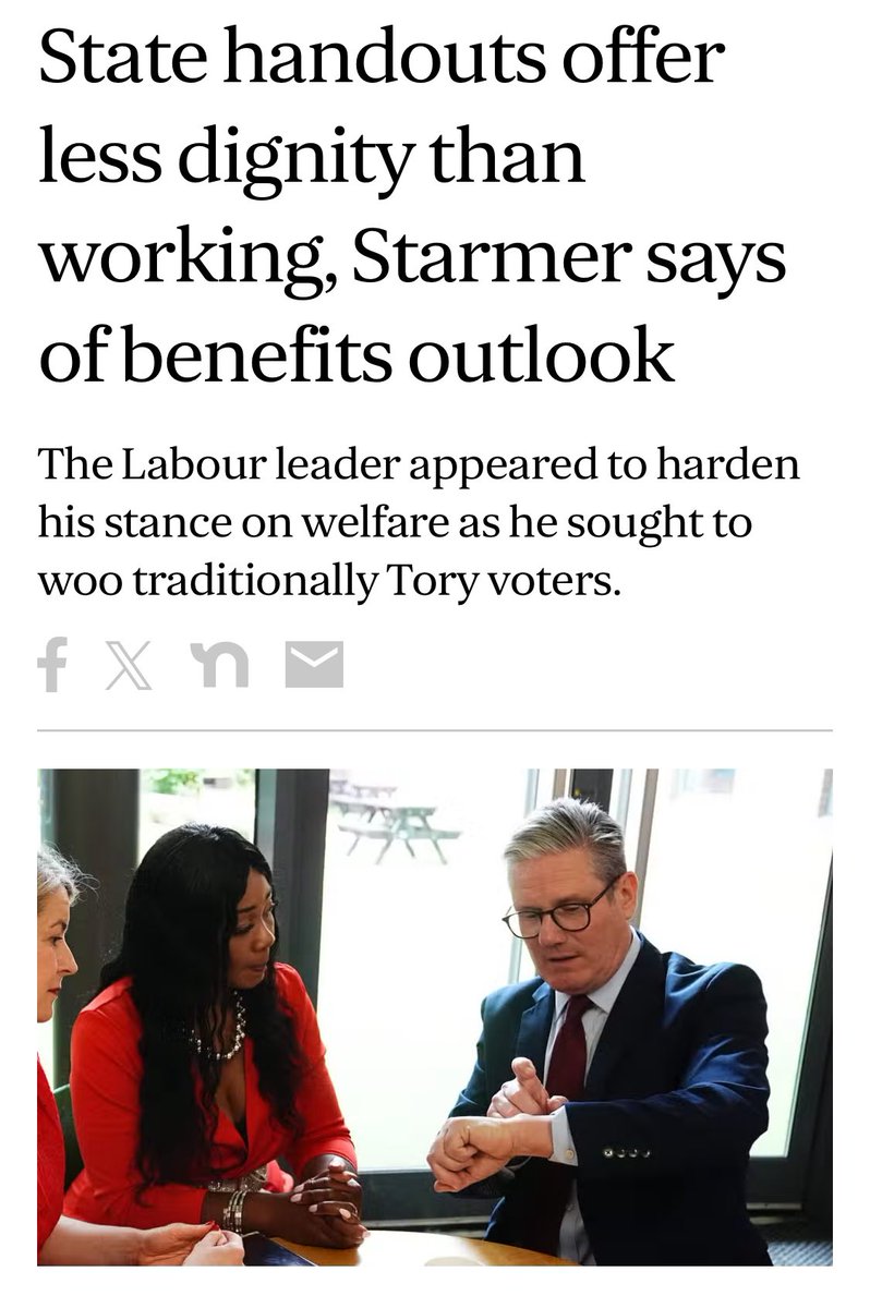 No one dreams of needing benefits but equally, there is no reason receiving them should mean losing dignity. It’s been a political choice for the Tories to make disabled and low paid people feel unworthy scroungers - just as Labour can choose to give them their dignity back.