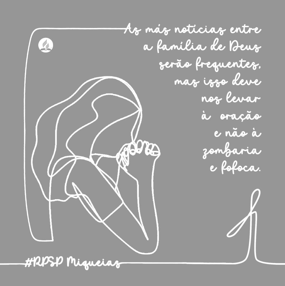 Miquéias 1| O mal que habitava em Israel e em Judá deveria ser tratado com lamento e pranto. Essa deve ser nossa atitude diante dos males que vemos entre o povo de Deus. Oração, intercessão, pedindo a misericórdia de Deus em favor do Seu povo #rpSp #PrimeiroDeus #TodosPelaPalavra
