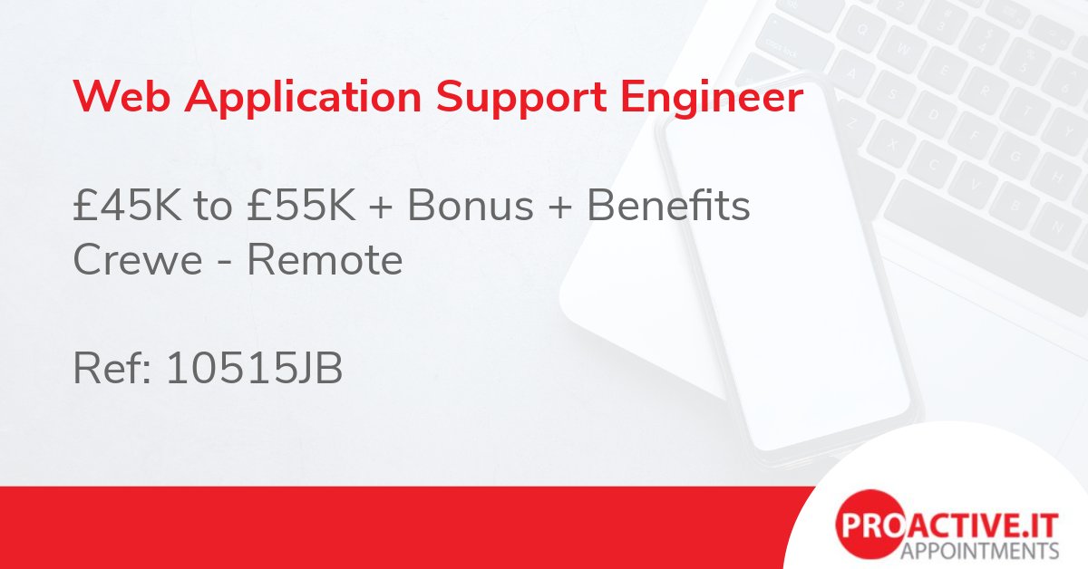 ProactiveIT_UK's tweet image. The successful applicant will be responsible for global administration and support of distributed computing systems including Cloud and on Premises.
proactive.it/job/web-applic…
#Azure #F5LTM #Avi #Linux #Apache #ITIL