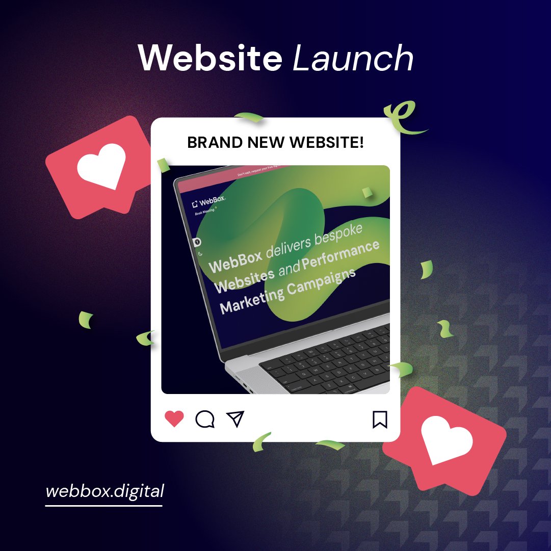 Our brand-new website is officially live! 🎉
🔗 webbox.digital 

We’re also excited to announce a refreshed focus. 🙌 

Explore all the exciting updates we’ve designed and developed. We hope you love it as much as we do!

#websitelaunch #webdesign #webdev #cardiffagency