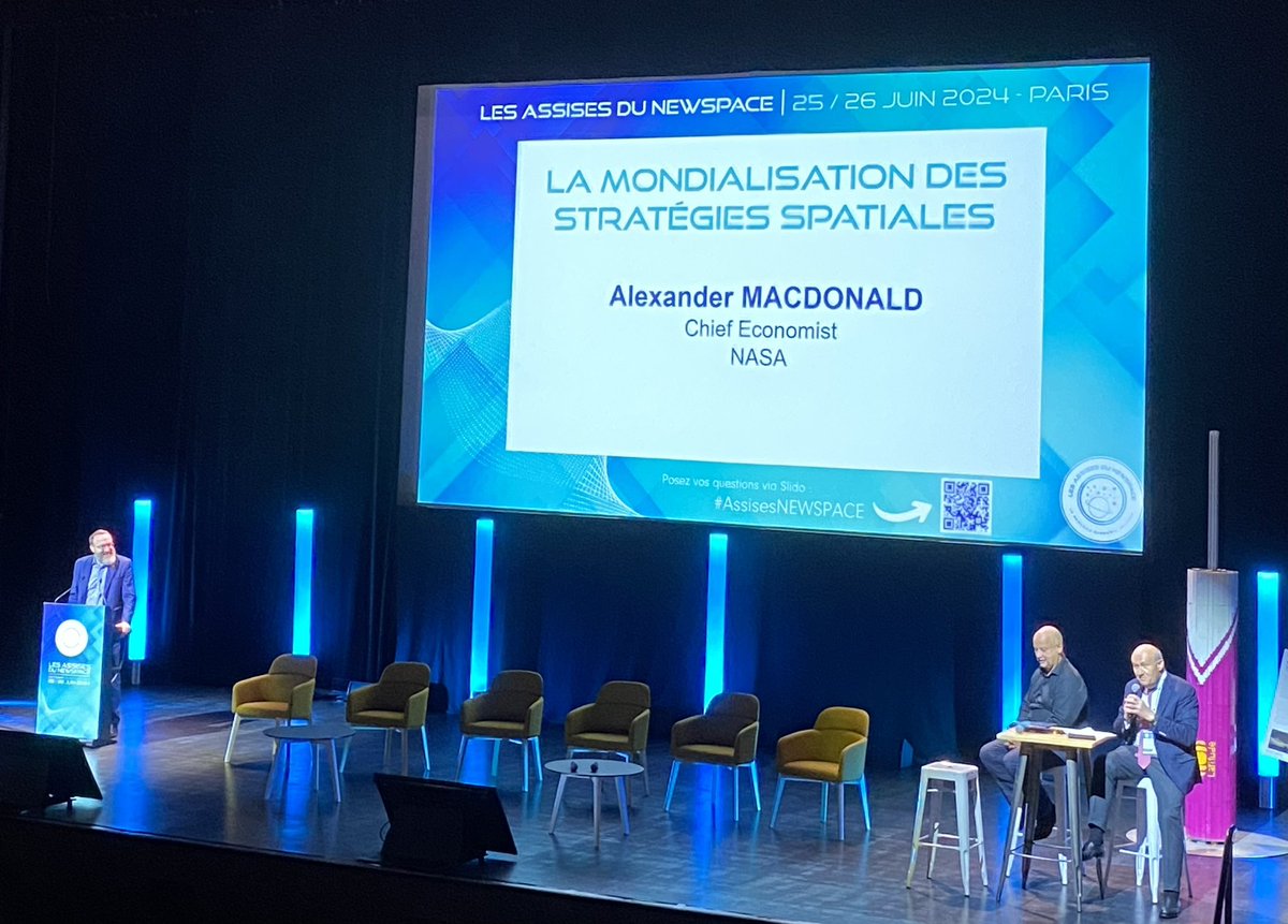 « #space inspires the world to dream about a better future » A. Macdonald, @nasa Chief Economist.
C’est ainsi que s’ouvrent les #AssisesNEWSPACE 2024; un événement qui s’annonce prometteur et inspirant.
