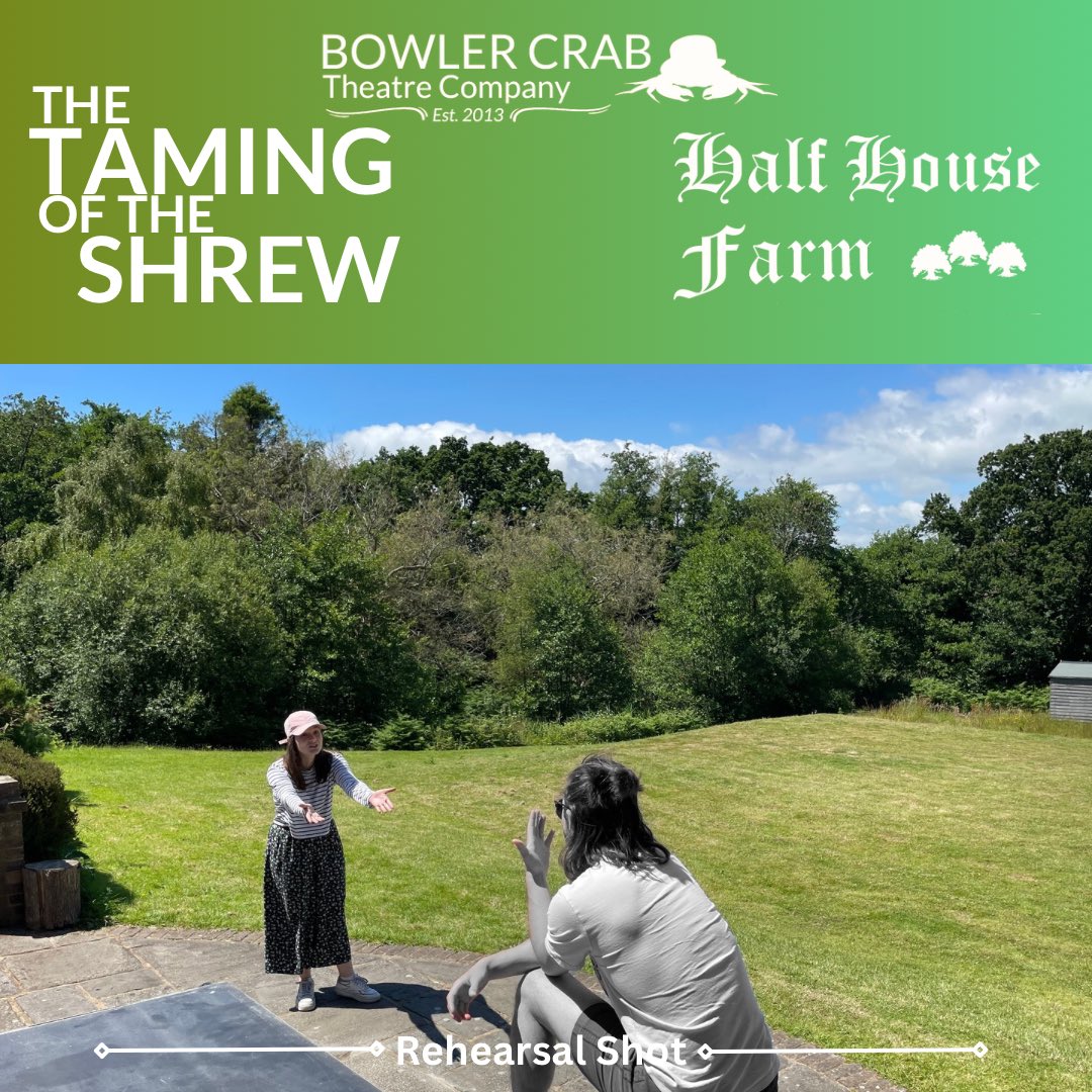#rehearsalshot 
Tickets available via bowler-crab.com/tickets  ( LINK IN OUR BIO )

#Shakespeare #thetamingoftheshrew #comedy #bowlercrabtheatrecompany