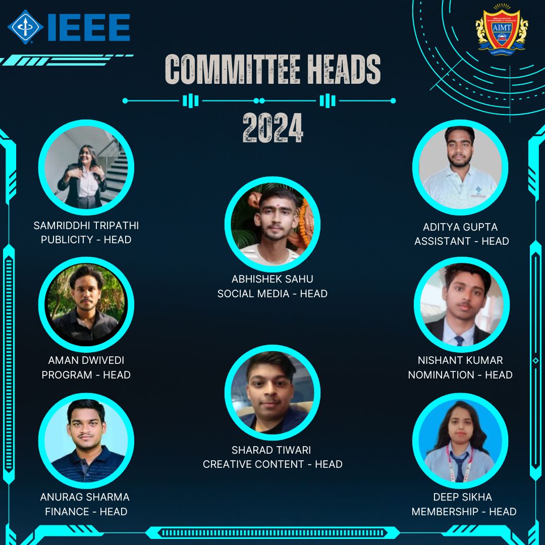 ieee_aimt's tweet photo. "Introducing the powerhouse behind IEEE Student Branch AIMT ! Our core members and committee heads are ready to lead, innovate, and inspire."
.
.
.
.
#IEEE #IEEEAIMT #studentbranch #leadership #technology #techinnovation #foryoupage #instagood #ambalika https://t.co/fhDbS7WMM2