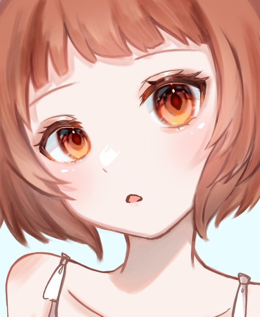 haru___neko_'s tweet photo. 目ちゅるちゅるに描けたやつ！
 #イラスト  #女の子 https://t.co/viggM3QU5M