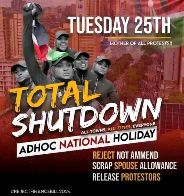 __Graphy's tweet image. Today's Total shutdown🙌🏿 #RejectFinanceBill2024