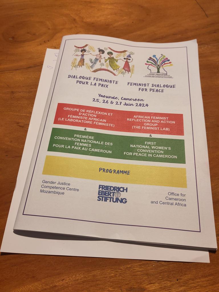 First official week with <a href="/FESKamerun/">FES Kamerun</a> and already in the midst of it. Fascinating discussions with the <a href="/CamerounPeace/">Camerounpeaceconvention</a> and the #FeministLab ahead.