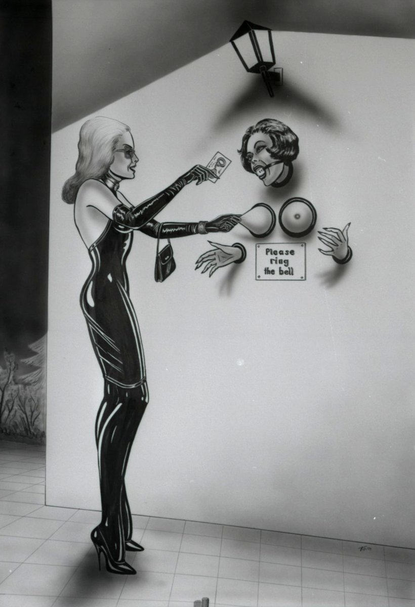 UKLeatherArch's tweet photo. Wonderful &amp; Devious illustration by the Incredible TOM. From the Centurian Archive https://t.co/Mob7ROQc3N