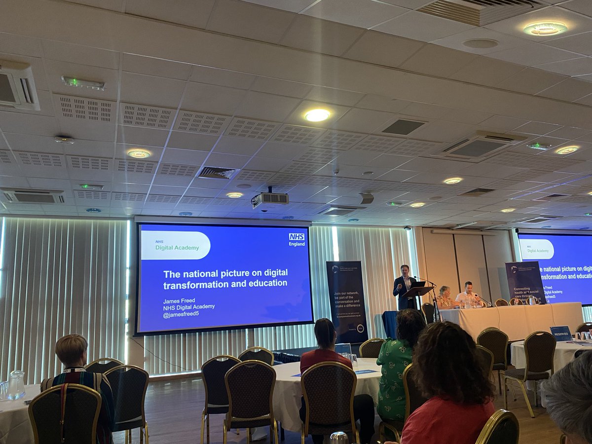 Nice to hear <a href="/jamesfreed5/">James Freed</a> talk about digital academy and education across the NHS