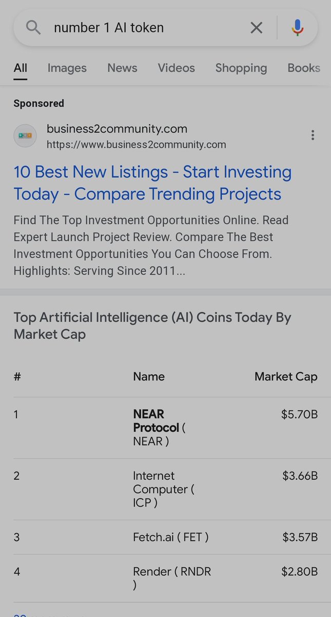 Fandix__'s tweet photo. Gm #NEAR

KOLs and Influencers skipping #NEAR as the #1 AI Narrative 😒

Well! well!! well!!!  the data shows it all 🔥

#ChainAbstraction #AI  #NEKO #BOS
#NEARisNOW https://t.co/U1dNDtqsoX