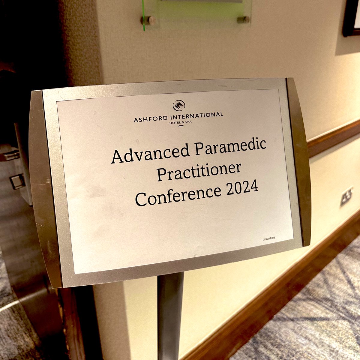 All set up and excited to kick off with our annual Advanced Paramedic Practitioner conference in the East of our region 🚑 #SECAmbAPPcon24