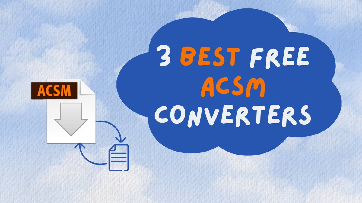 Here, we explore three free ACSM converters that can help you convert ACSM files to PDF or EPUB format.
epubor.com/best-free-acsm…