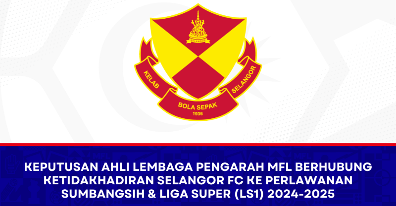 MFL_MY's tweet photo. Ahli Lembaga Pengarah Malaysian Football League (MFL) telah mengadakan Mesyuarat bagi membincangkan kes ketidakhadiran Selangor FC ke Perlawanan Sumbangsih yang juga aksi pertama Liga Super pada 10 Mei 2024 menentang Johor Darul Ta’zim (JDT) di Stadium Sultan Ibrahim.