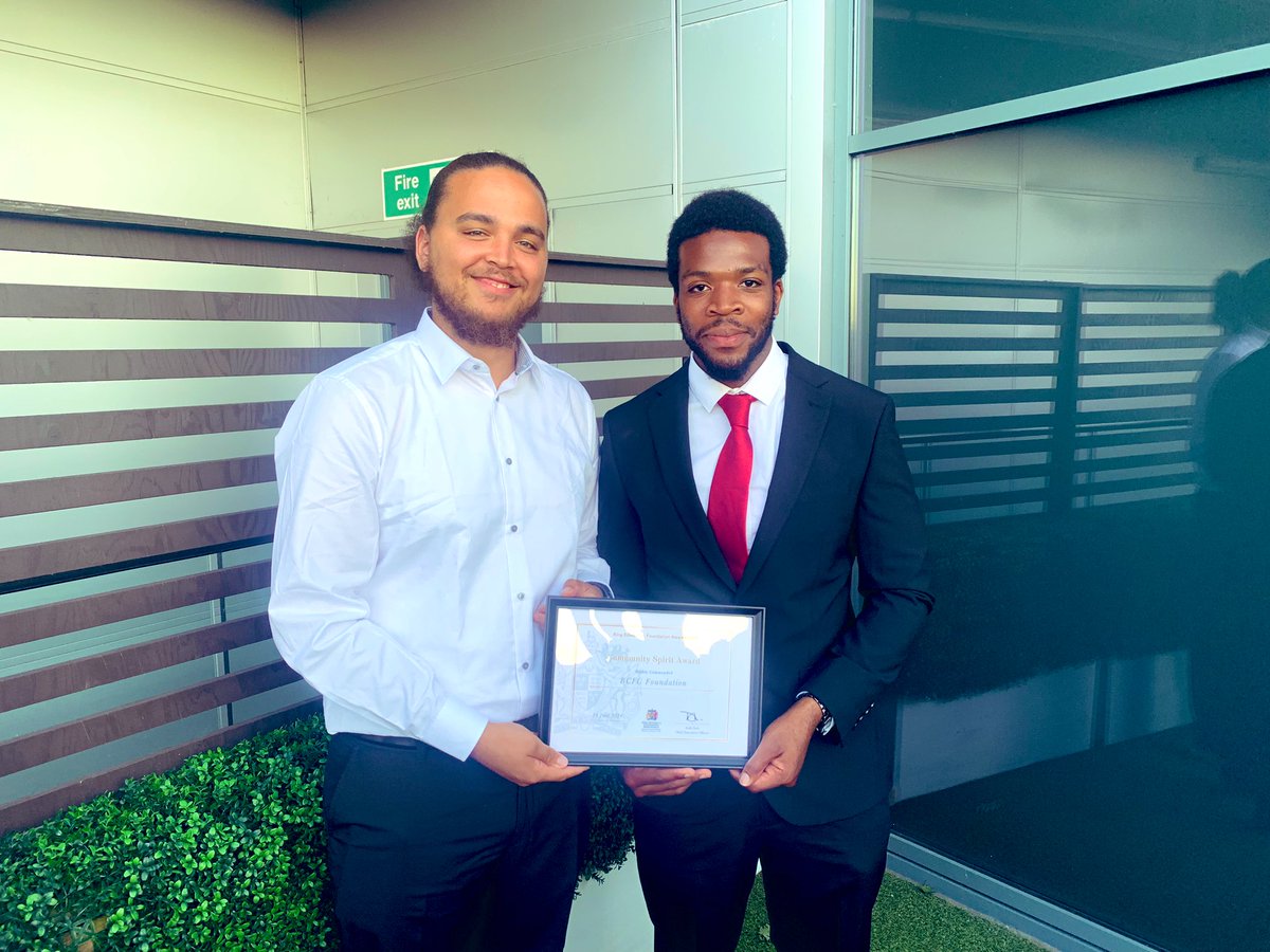 BCFC coaches, Mr Campbell and Mr Faulder, were nominated for the Community Spirit Award! 🌟 <a href="/BCFC_Foundation/">Birmingham City Foundation</a>