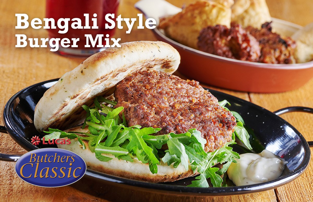 Bring on the Burgers! Keep your burger range interesting by offering something a bit different.  Lucas Butchers Classic Bengali style burger mix works equally well with lamb or beef, so you can make a simple change and broaden your range.

lucas-ingredients.co.uk/new-butchers-c…