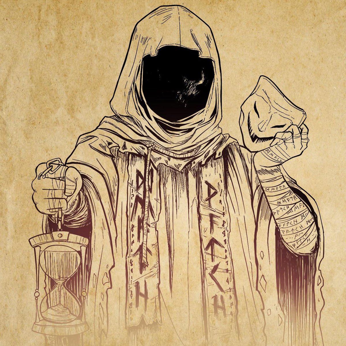 Igniheart's tweet image. The Faceless Mage knows the waiting is almost over! Follow your curiosity to progcorefantasy.com the Kickstarter launches TOMORROW!! #progcore #progcorefantasy #thenerdcircus #nerdcircus #ttrpg #dnd