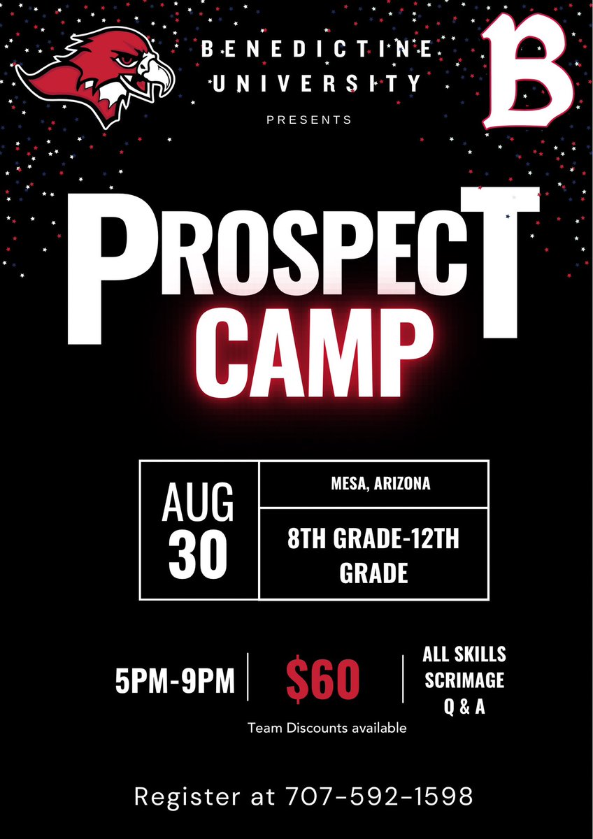 Prospect camp august 30th. Open to all HS and JC athletes #softball #collegecamps #prospectcamp