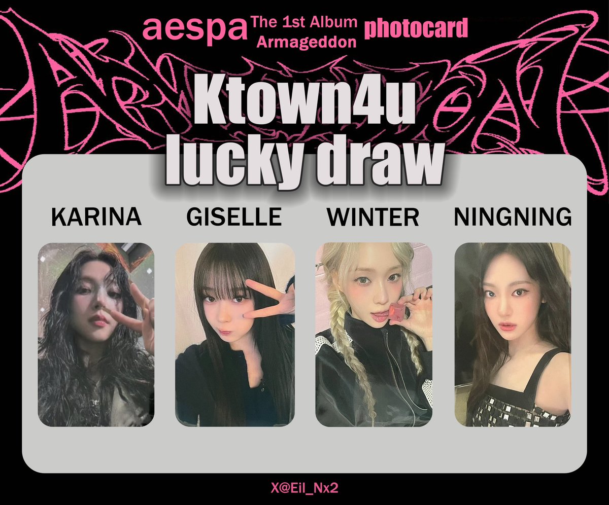 aespa SMTOWN30周年 ktown4u トレカ ウィンター aespa ウィンター 30