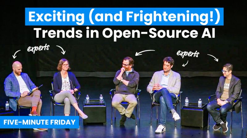 JonKrohnLearns's tweet image. Friday&apos;s short episode of my podcast features four data-science luminaries (Emily Zabor, @CMastication, @drewconway and @jaredlander) explicating on the most exciting open-source A.I. trends they see. 

Watch here: superdatascience.com/794

#superdatascience #datascience…
