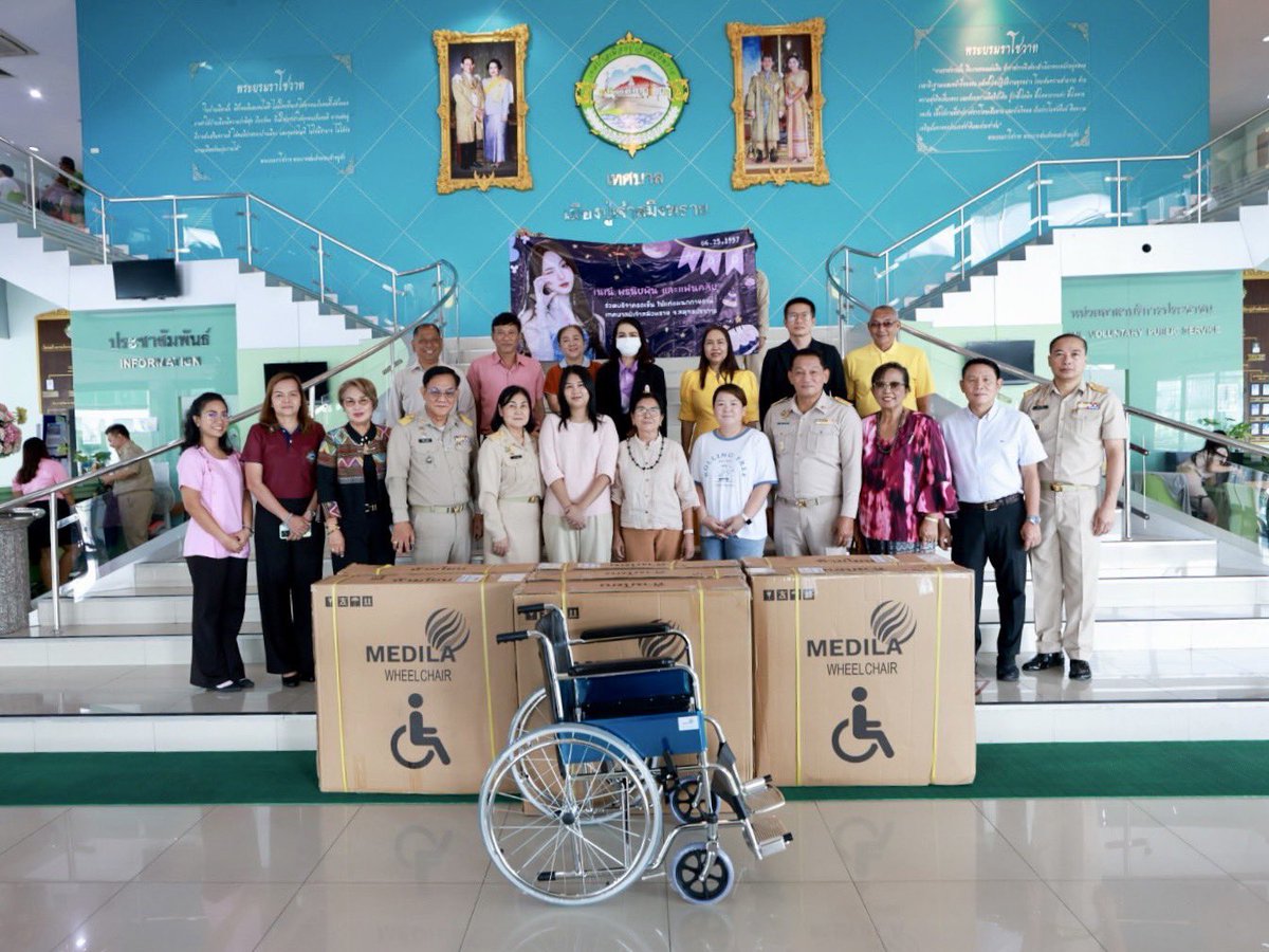 ส่งมอบรถเข็นจำนวน 8 คัน เป็นเงินจำนวน 18,061.4 เรียบร้อยแล้วนะคะ รับมอบโดย ท่านรองนายกเทศมนตรี และ คณะบริหาร

ทางเทศบาลเมืองปู่เจ้าสมิงพรายจะออกหนังสือขอบคุณมาให้อีกครั้ง

#Nene625
Nene 2024 The Golden Year
#NeneBDProject2024 #เนเน่ #nenevader